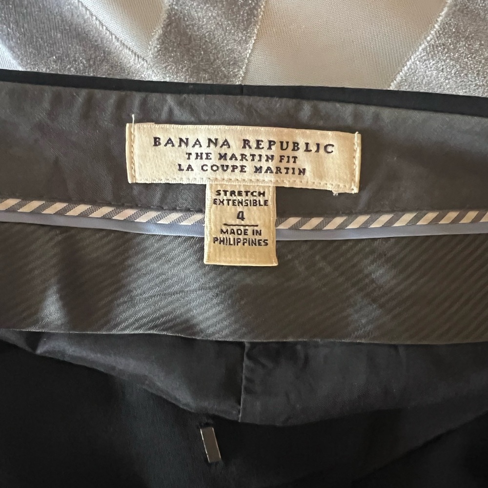 Banana Republic Charcoal Martin Fit Pants
